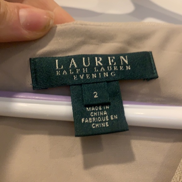 Selling gold sequin short Ralph Lauren Evening Dress size 2 - Picture 5 of 5